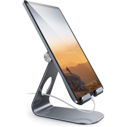 Ρυθμιζόμενη βάση στήριξης tablet QUTETN για iPad Pro/Air/Mini, Switch, Samsung Tab - Συμβατό με μοντέλα 9.7