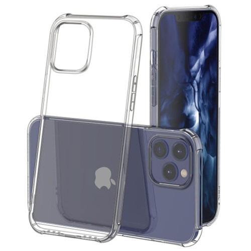 Προστατευτική θήκη σιλικόνης FLOVEME - συμβατή με iPhone13Pro Max Διαφανής/Ημιδιαφανής
