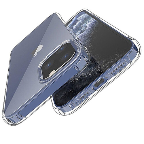 Προστατευτική θήκη σιλικόνης FLOVEME - συμβατή με iPhone13Pro Max Διαφανής/Ημιδιαφανής 2