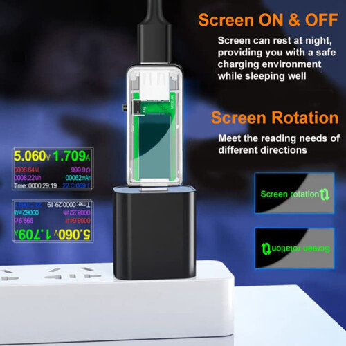 USB 3.0-Tester, digitales Multimeter mit IPS-Farbdisplay 1