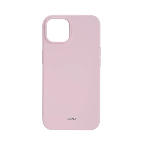 Θήκη κινητού ONSALA συμβατή με iPhone 14 / 13 από σιλικόνη σε ροζ χρώμα