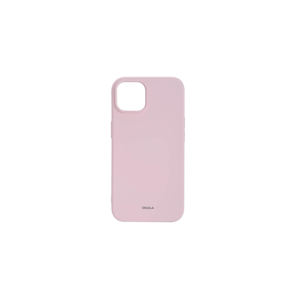 Onsala Compatible With Iphone 14 / 13 Mobile Case Silicone Chalk Pink 9164030618602