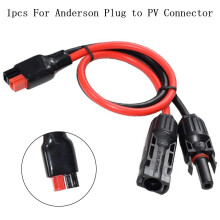 1 Pc for Anderson Plug to Solar Panel Cable Wiring Adapter Connector 35cm