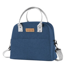 Winysin Große isolierte Lunchtasche, tragbare Lunchtasche für Büro, Arbeit, Picknick, Strand, Reisen, wiederverwendbare Lunchbox