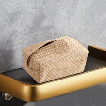 Multifunktionale Leinen-Taschentuchbox von Txmfgh mit Stoffbezug – elegant und praktisch für Zuhause und Reisen, kompatibel mit