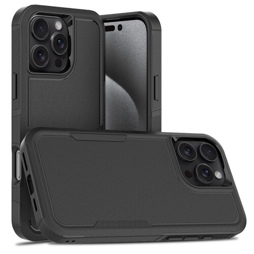 Θήκη τηλεφώνου για συμβατό με Apple, συμβατή με iphone16Pro-Max (6,9”), υβριδική θήκη με