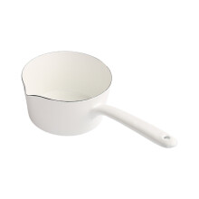 JZROCGER Leiteira Pequena Panela para Leite Manteigueira Panela para Aquecer Café Material com Revestimento de Esmalte