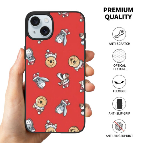 Capa para celular D-Is-Ney compatível com iPhone 15, capa protetora resistente a impactos com PC + TPU para câmera dupla, compatível com iPhone 15 2