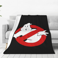 Manta com a bandeira dos Caça-Fantasmas: estilosa, fofa, super macia e quentinha, com textura felpuda, perfeita para todas as estações.