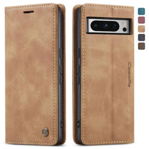 Θήκη Flip για Google Pixel8Pro, Θήκη για Κάρτες, Βάση, Μαγνητικό Κούμπωμα, Ανθεκτική σε Σοκ,