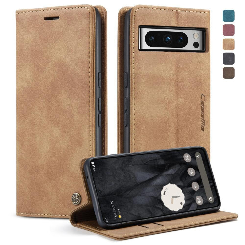Θήκη Flip για Google Pixel8Pro, Θήκη για Κάρτες, Βάση, Μαγνητικό Κούμπωμα, Ανθεκτική σε Σοκ, 2