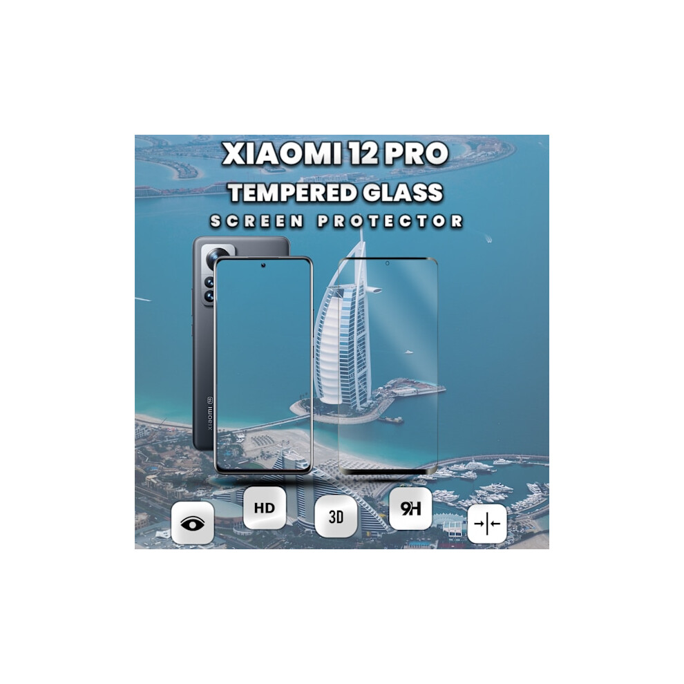 Compatible With Xiaomi 12 Pro - Tempered Glass 9H-Super Quality 3D Screen Protector 9164030758155