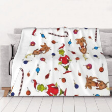 Manta de lã Grin-Ch, super macia e aconchegante, para homens, mulheres, idosos e crianças. Características: Super macia, 127 cm x 102 cm (50" x