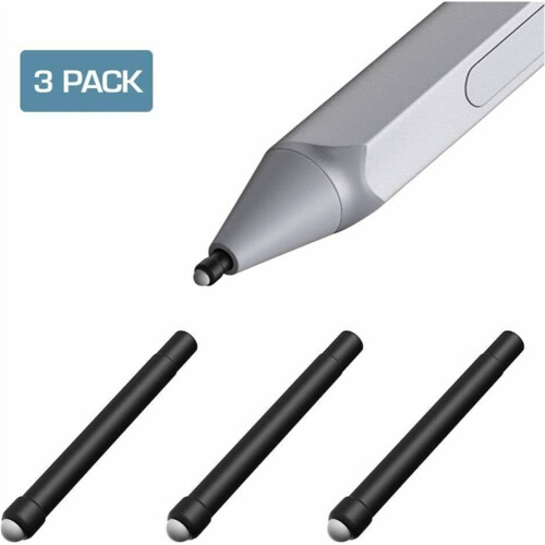 3PCS Pen Tips for Surface, Compatible with Surface Pro 4/5/6/7, HB Refill, High Sensitivity Replacement Nibs 1