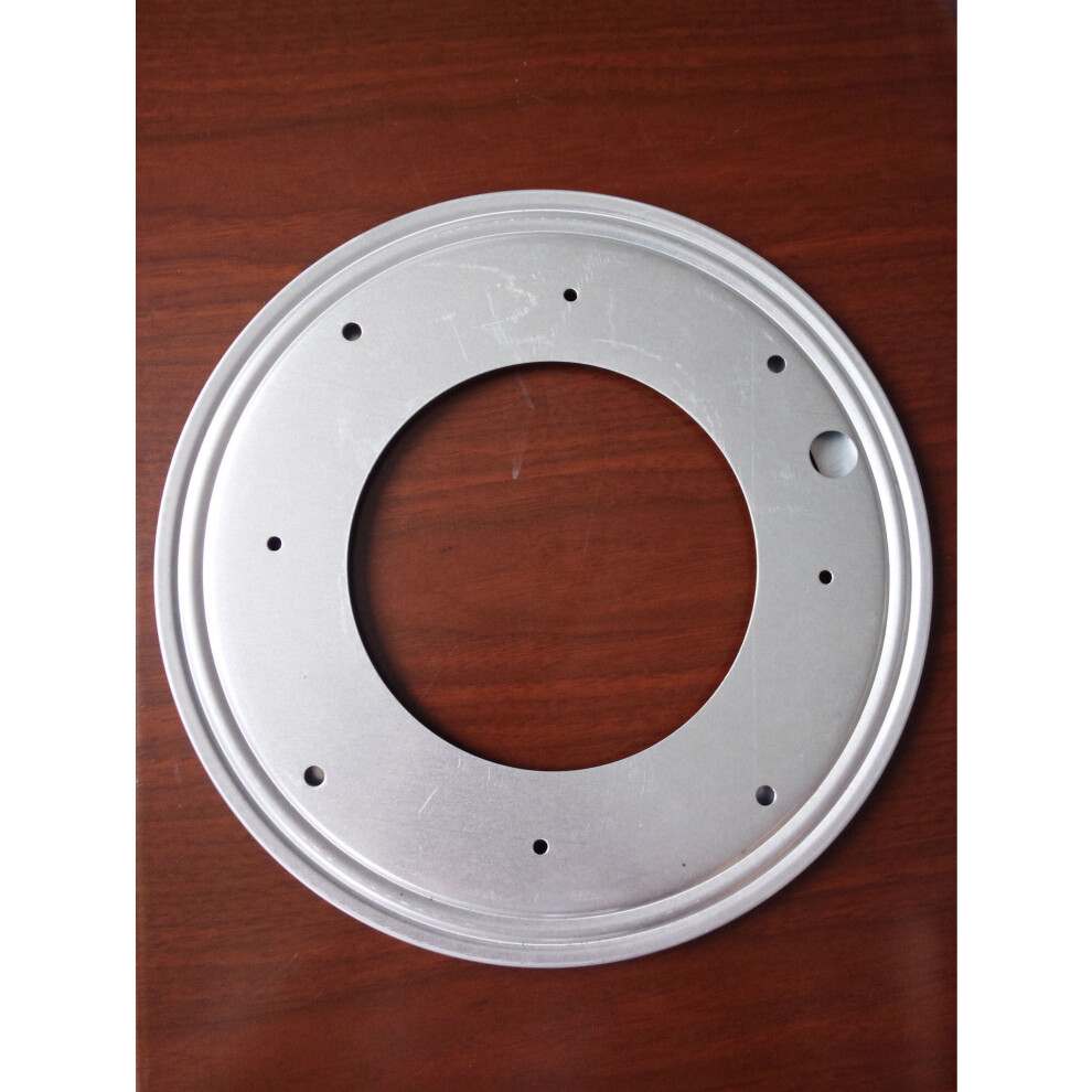 Lazy Susan Hardware, 12 Inch Round Swivel Plate Galvanized Sheet Rotating Turntable Bearing Plate Kitchen And Display Table Hardware 9164030757998