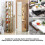 Lazy Susan Hardware, στρογγυλή περιστρεφόμενη πλάκα 12 ιντσών με γαλβανισμένη λαμαρίνα, 4