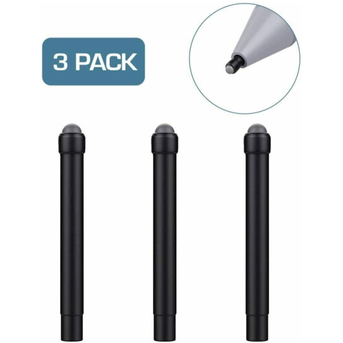 3PCS Pen Tips for Surface, Compatible with Surface Pro 4/5/6/7, HB Refill, High Sensitivity Replacement Nibs 2
