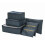 DEKAXID6PCS Σετ τσάντας αποθήκευσης ταξιδιού για ρούχα, οργάνωση, ντουλάπα, βαλίτσα, 3