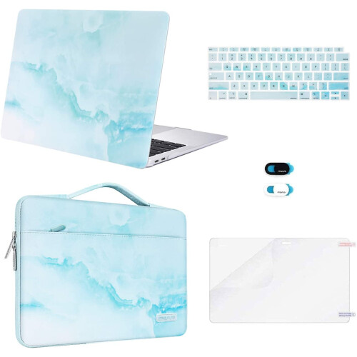 Compatível com MacBook Air de 13 polegadas (modelos de 2022, 2021, 2020, 2019 e 2018, números de série A2337M1, A2179 e A1932), cor Cloud.
