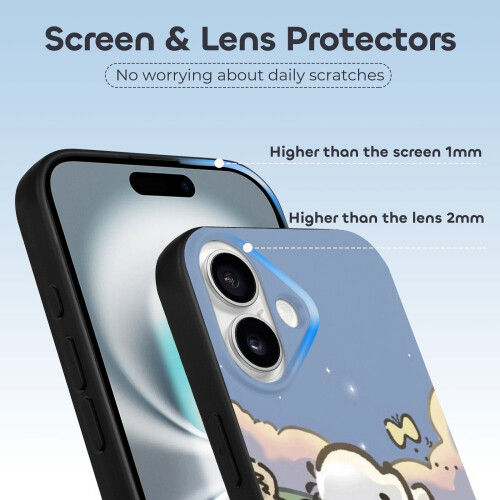 Θήκη Pochacco TPU συμβατή με iPhone16 – Εξαιρετικά λεπτή, ανθεκτική σε κραδασμούς, 2