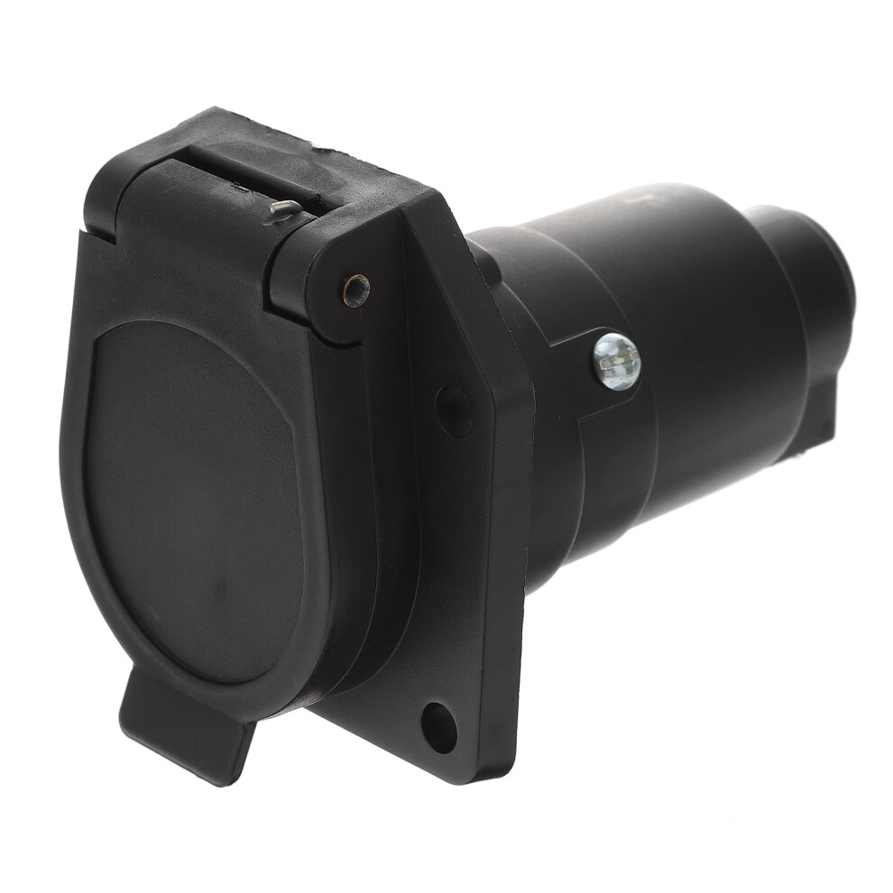 12V 7 Pin Round Trailer Plug 7 Way Socket Adapter Wiring Connector For American 9164030917705