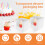 60 τεμάχια κουτιά για cupcakes 9x9x9cm με ένθετα & διαφανές παράθυρο, λευκά/καφέ δοχεία 2
