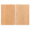 Rectangles en bois brut Eease pour loisirs créatifs - 2 feuilles de bois vierges 1
