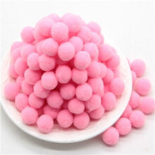 Pompons miniatures doux et moelleux de 8/10/15/20/25/30 mm, faits main, pour enfants, décorations de mariage et de Noël, fournitures de couture et