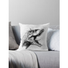 Fundas de cojín AIVO Indominus Rex Jurassic World Dinosaurio Funda de almohada para sofá Pulgadas Dos lados