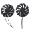 1 Pair Replacement GPU Cooler Compatible for PLA09215B12H GPU Cooling Fan 1