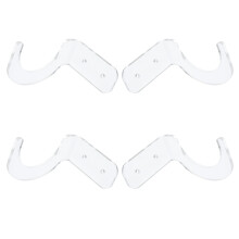 4 Pcs Bat Hanger Baseball Holder Storage Shelf Monitor Basketball Rack Softball