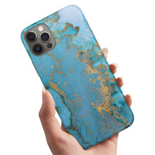 Kompatibel med iPhone15Pro - Etui/Mobilcover Marmor