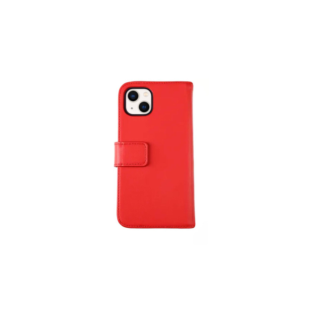 Compatible With Iphone 13 Mini Wallet Case Leather Rvelon - Red 9164030920378