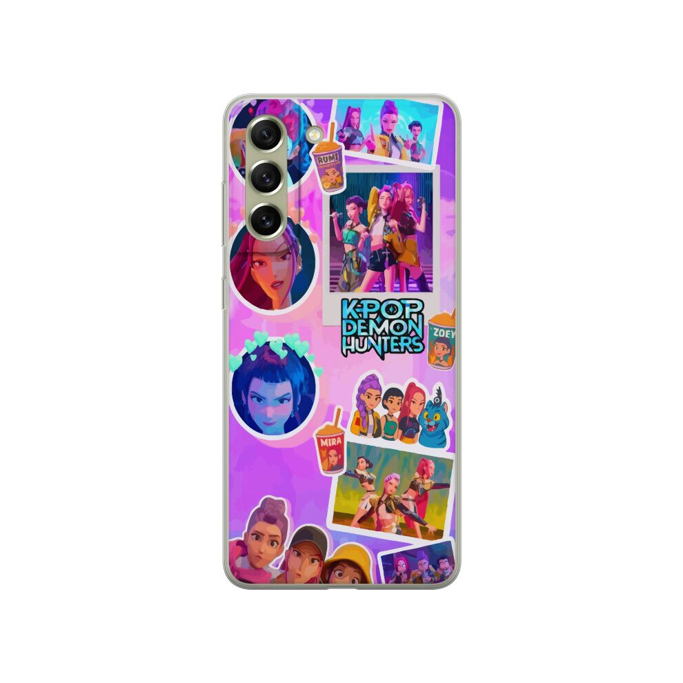 Samsung Galaxy S21 Fe 5G Transparent Case Kawaii Kpop Demon 900223062949