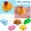 18 τεμάχια παιχνίδια Mochi Squishy - Μίνι παιχνίδια Squishy με ζώα της ζούγκλας - Παιχνίδια 3