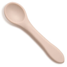 Baby Silicone Feeding Spoon Portable Tea Spoon For Kids Boys Girlsd Soild Color Food Spoon Toddler Flatware