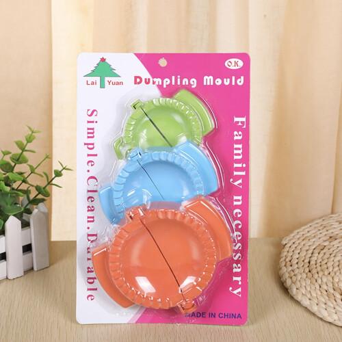 Handmatige dumplingmaker set: plastic dumplingklem, dumplingvormpje (3 stuks) 2