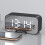 Ψηφιακό ρολόι Gnobogi με ηχείο Bluetooth, διπλά ξυπνητήρια, οθόνη LED με καθρέφτη, V5.0, κάρτα 1