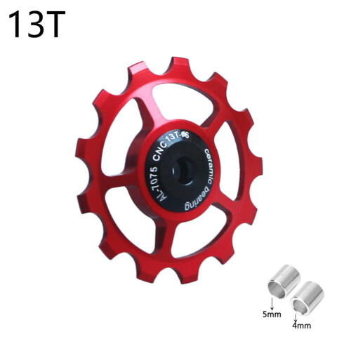 Τροχός Red13T MTB με κεραμικό ρουλεμάν, τροχαλία αναβάτη, ποδήλατο δρόμου, πίσω