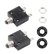 Disjoncteur à bouton-poussoir de réarmement Mosiee30A, protecteur de surcharge thermique (lot de 2)