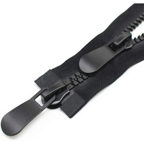 70cm large separable zipper puller heavy duty plastic zippers