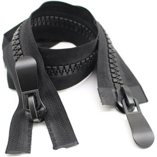 70cm large separable zipper puller heavy duty plastic zippers 2
