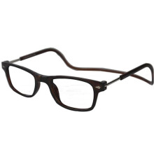 Intelligente Lesebrille mit MAGNET Braun +2