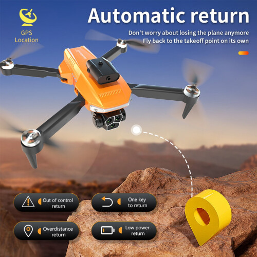 Προσφορές Cyber Monday 2024: Drone Viflosae χωρίς ψήκτρες με 3 κάμερες, αντοχή στον άνεμο, 2