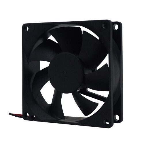 Gaothrán Fuaraithe 24V80mm8cm80X80X25mm8025PC Cás Ríomhaire Gaothrán Fuaraithe LAP GPU Ródaire DIY 2