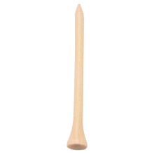 100x Burlywood houten professionele golftees 83 mm 3 1/4 inch lengte golfcadeau