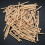 100 Tees de Golfe Profissionais de Madeira Burlywood, 83mm (3 1/4 polegadas) de Comprimento - Presente para Golfistas 3