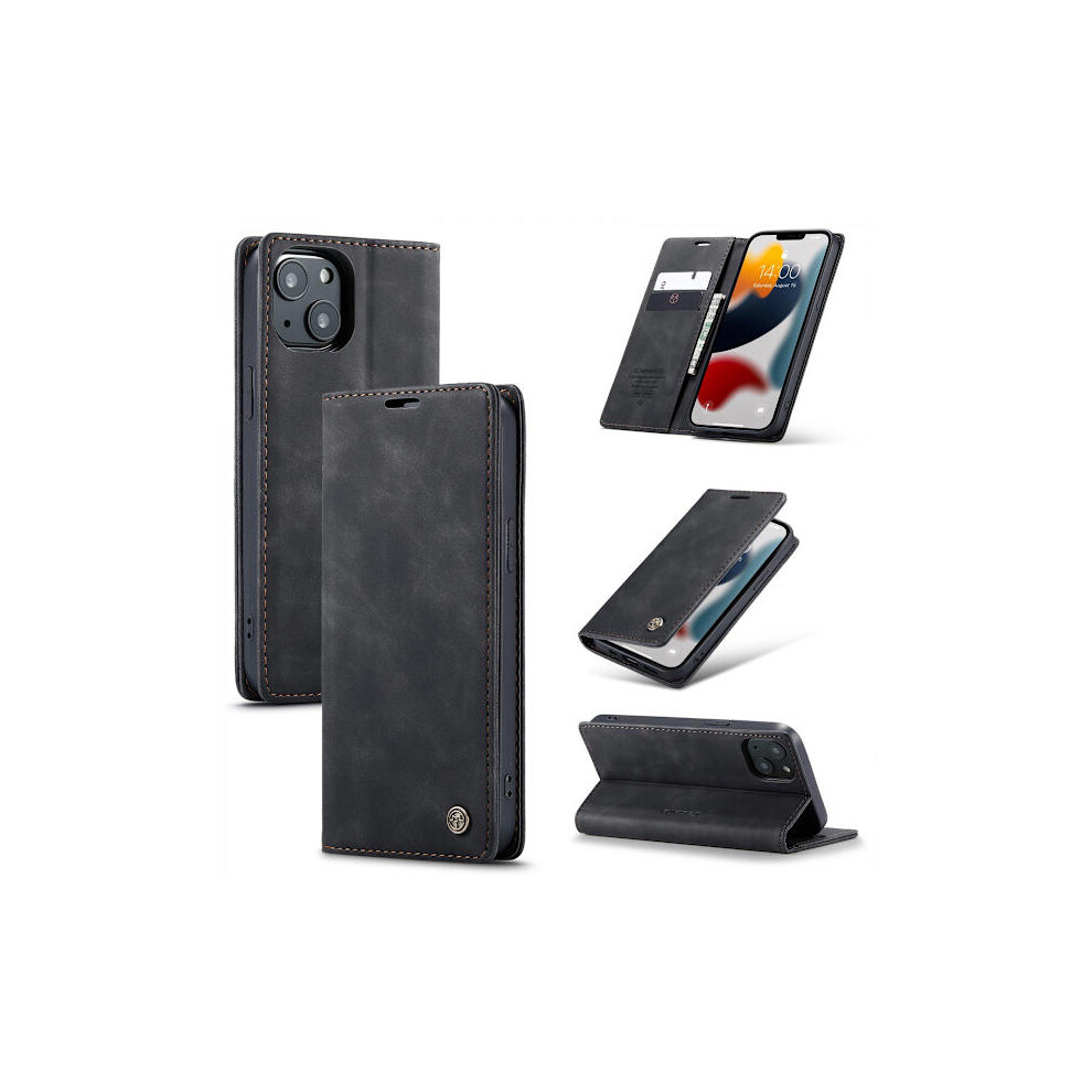 Caseme Slim Wallet Case Compatible With Iphone 13 Black 9164030208568