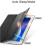 Todos os modelos compatíveis com capa protetora tripla de plástico azul para iPad - Azul escuro, compatível com iPad Mini 5/4 (2019/2015) 4