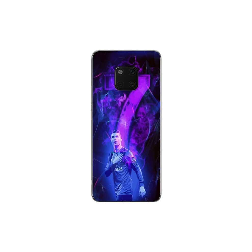 Compatible With Huawei Mate 20 Pro Transparent Case Ronaldo 7 Â Football Legend In Action For Fans 9464372789528